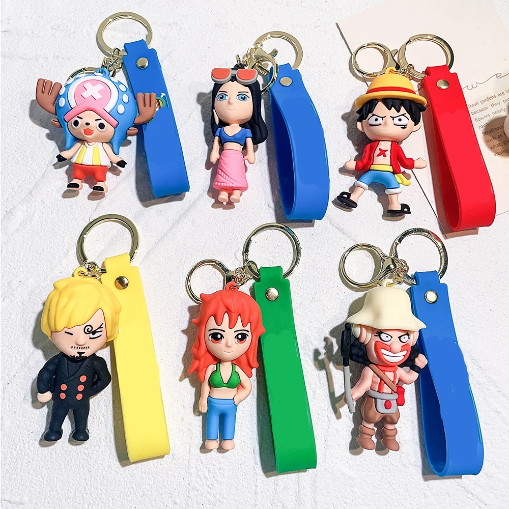 ゾロ PVCキーホルダー Zoro Tony Tony Chopper and Zoro Figure - Keychain Accessory