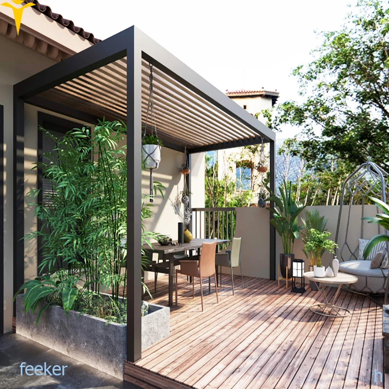 Pérgola De Madera De 12x20 Yardas,Gazebo De Madera Con Techo De