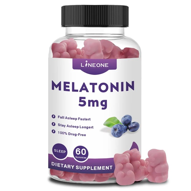 Private label dietary supplement sleep vegan melatonin Gummy Bears melatonin gummies