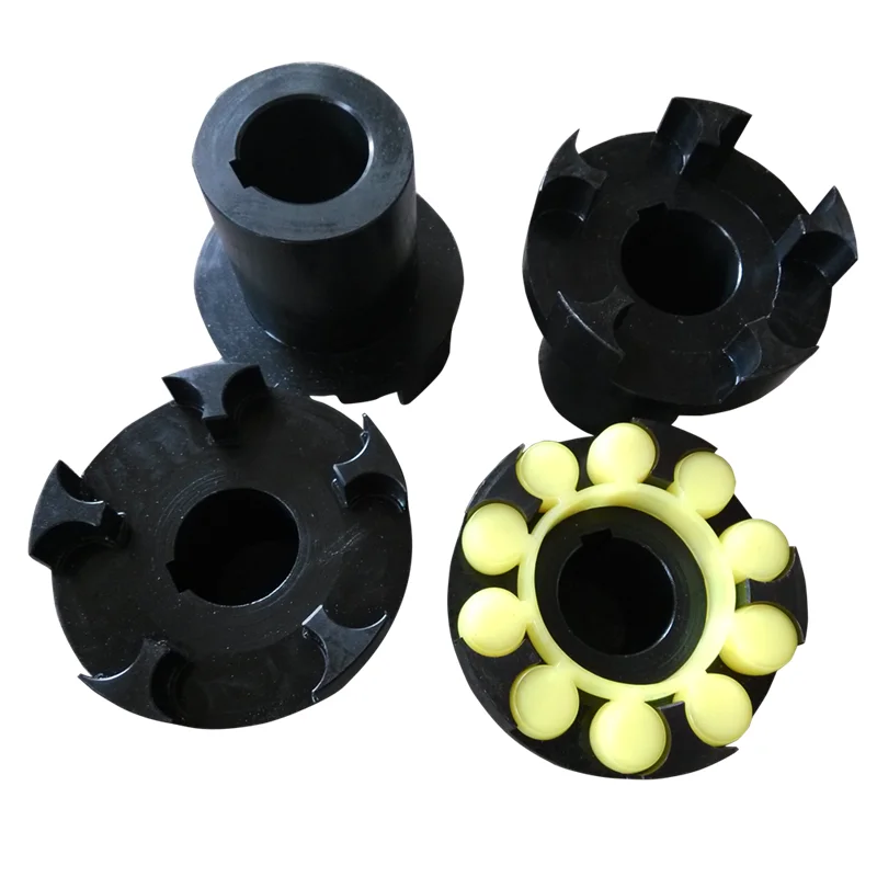 High Strength ML Rotex Spider  Rubber Jaw Shaft Coupling for Precision Instrument