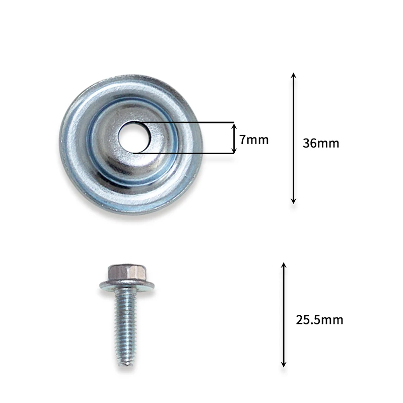 10pcs Skid Plate Washers And Bolts For Polaris Rzr 1000 900 800 570 Xp