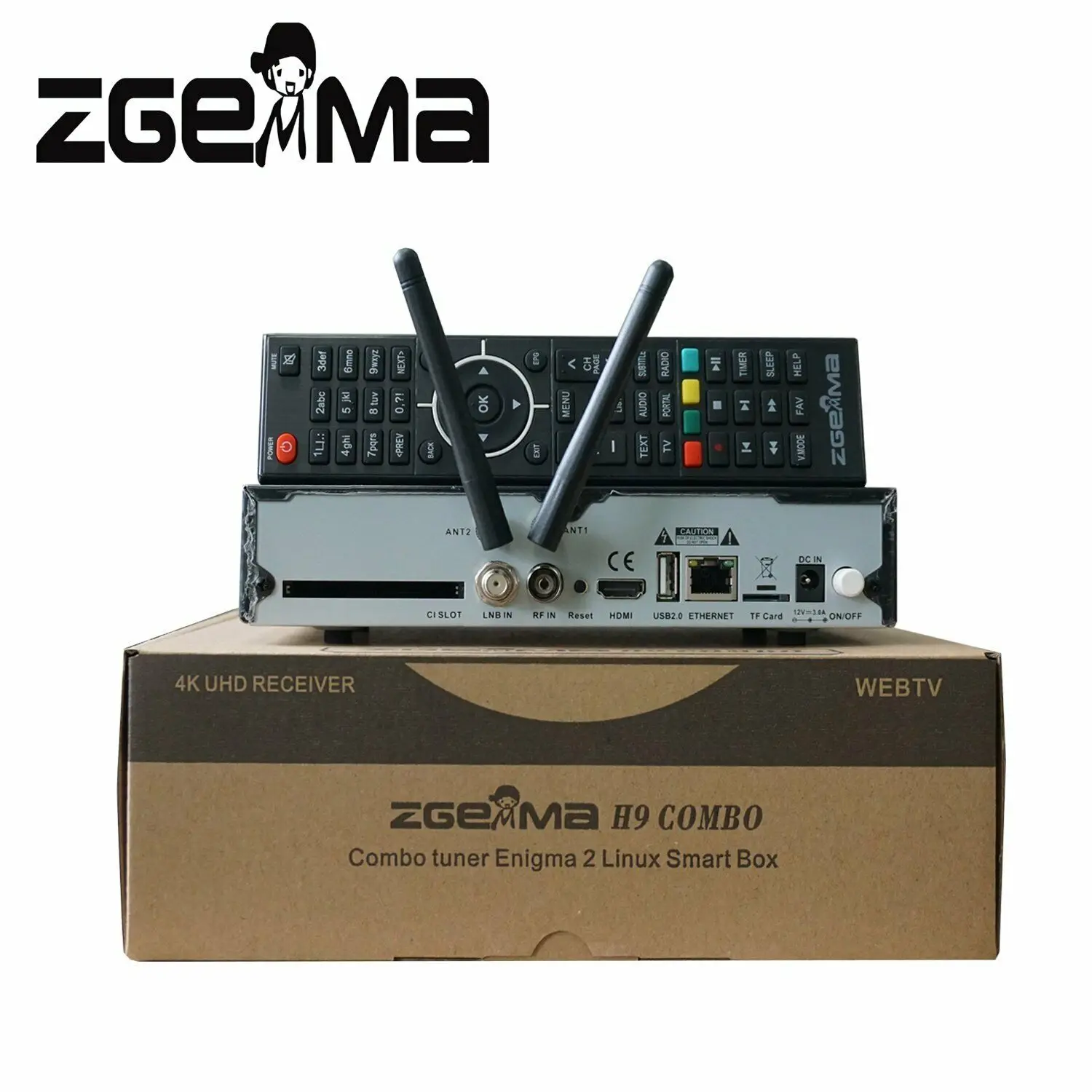 Combo HD Receiver Zgemma H8.2h with DVB-S2X+DVB-T2/C Combo Tuner - China HD  Receiver, Combo Receiver