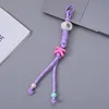 Purple letter braided cord