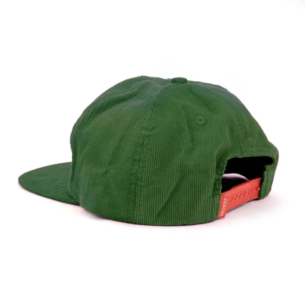 Custom 5 Panel Embroidery logo Corduroy Hat Unstructured Snapback Cap