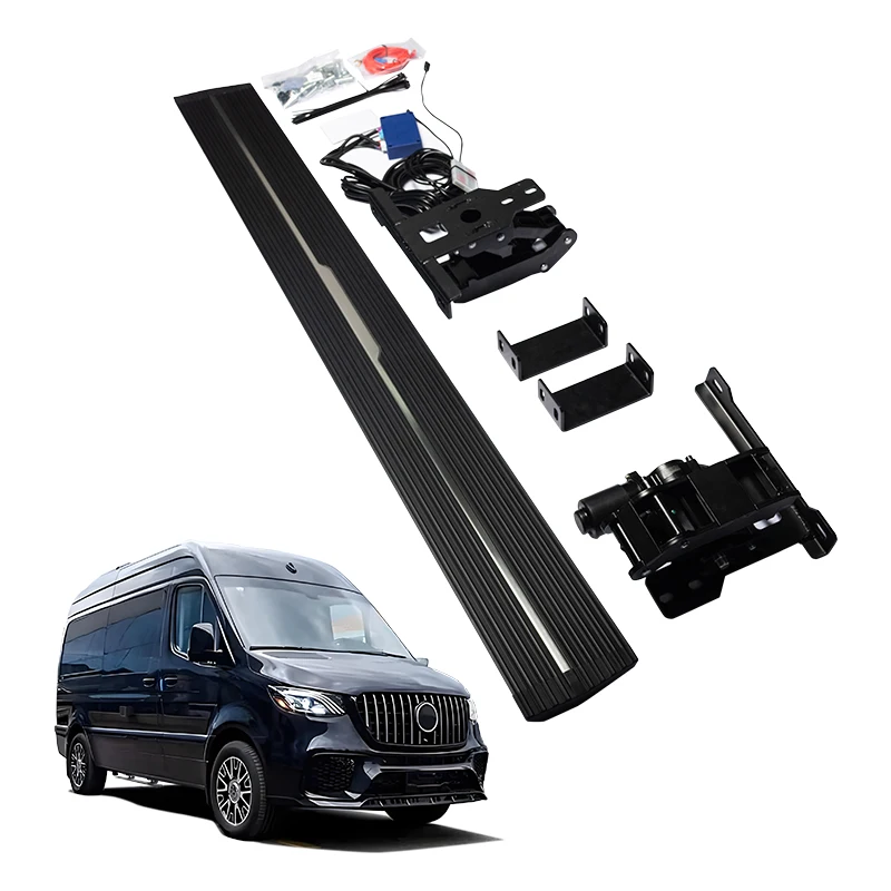 The New Listing Auto Parts and Accessories Quality Side Pedal Waterproof Electric Side Steps for Mercedes Benz Sprinter