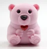Rosa caja de oso 4.6x3.8x5.6cm