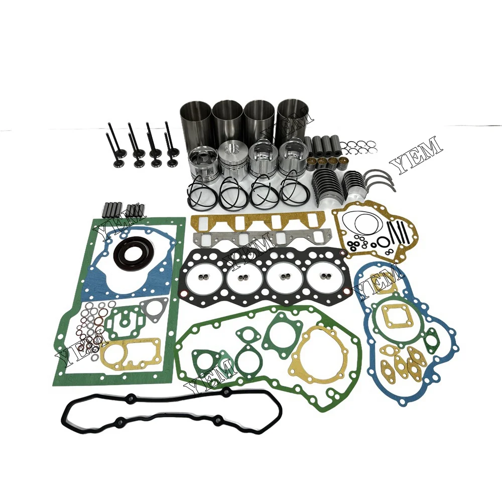 Overhaul Kit With Valves Fit for Mitsubishi S4F Engine 5