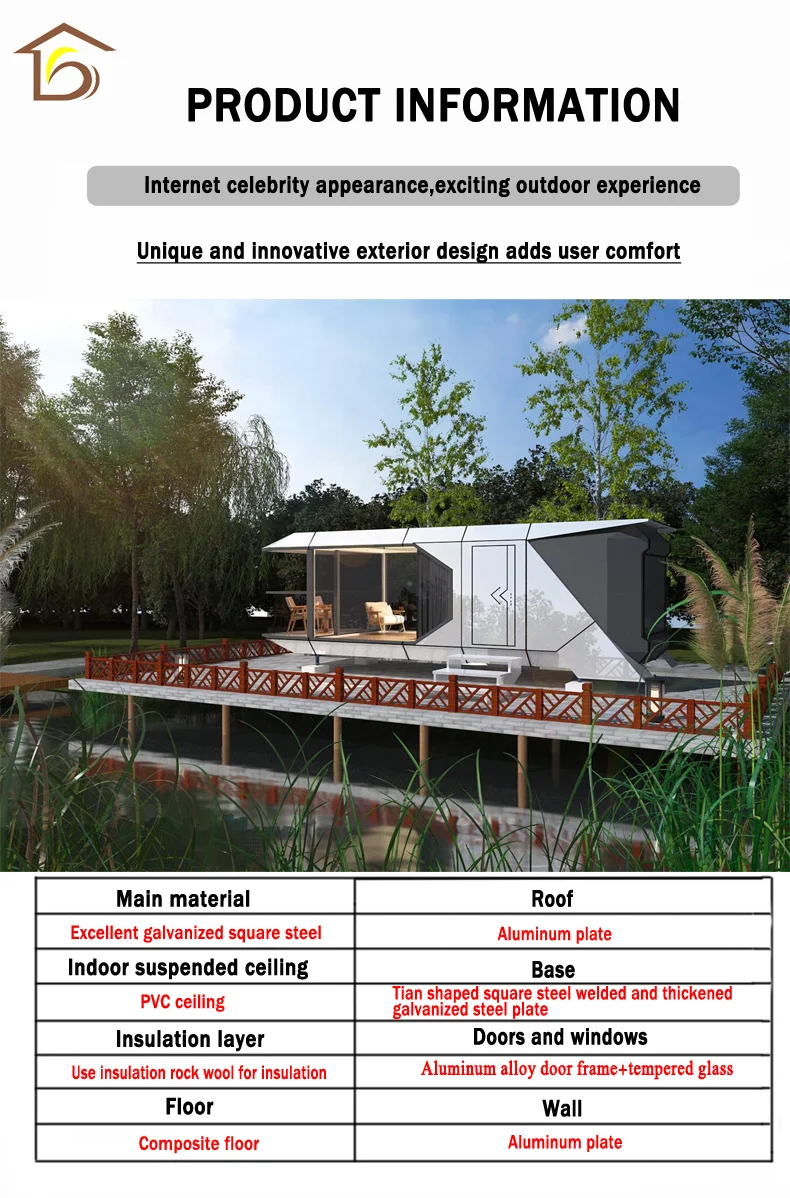 Moduler Homes - Beach Hotel Homestay Prefabricated Container House