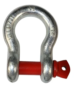1/2" G-209 U.S Type  Marine Red Pin Anchor Shackel Red Pin Shackle