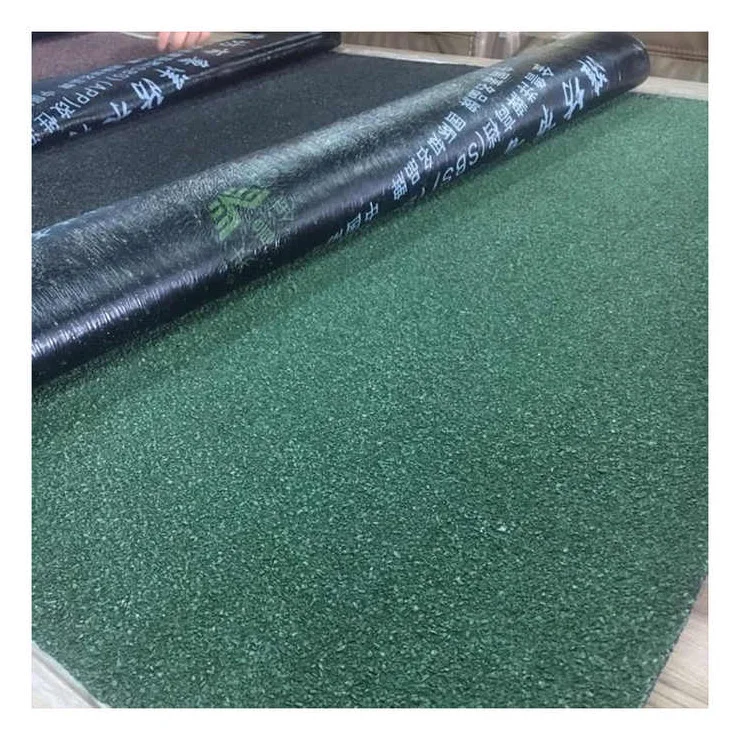 Bituminous Waterproofing Membrane Roll 3mm Thick with Sand Minerals Granules Building Roof Application SBS Polyester PE Material