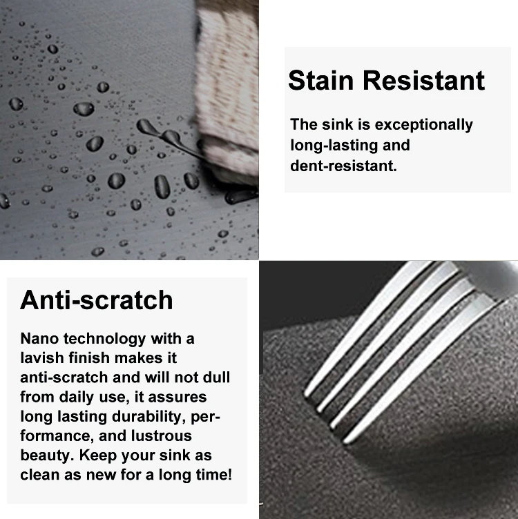 360degree Drainboard Granite Sink Installation Clips Stainless Steel