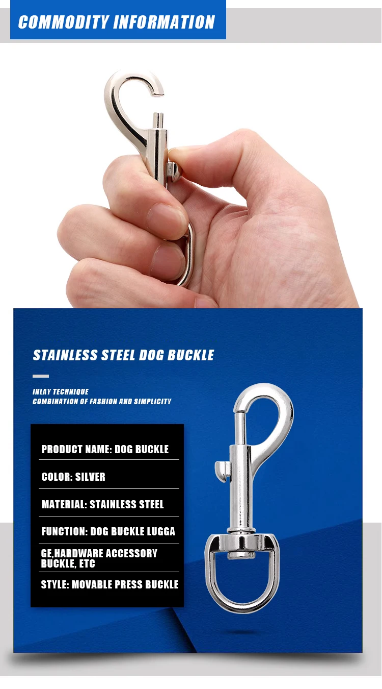 Anyue 10/15/20/25/30mm Handbag Accessories Outdoor Dog Leash Hook