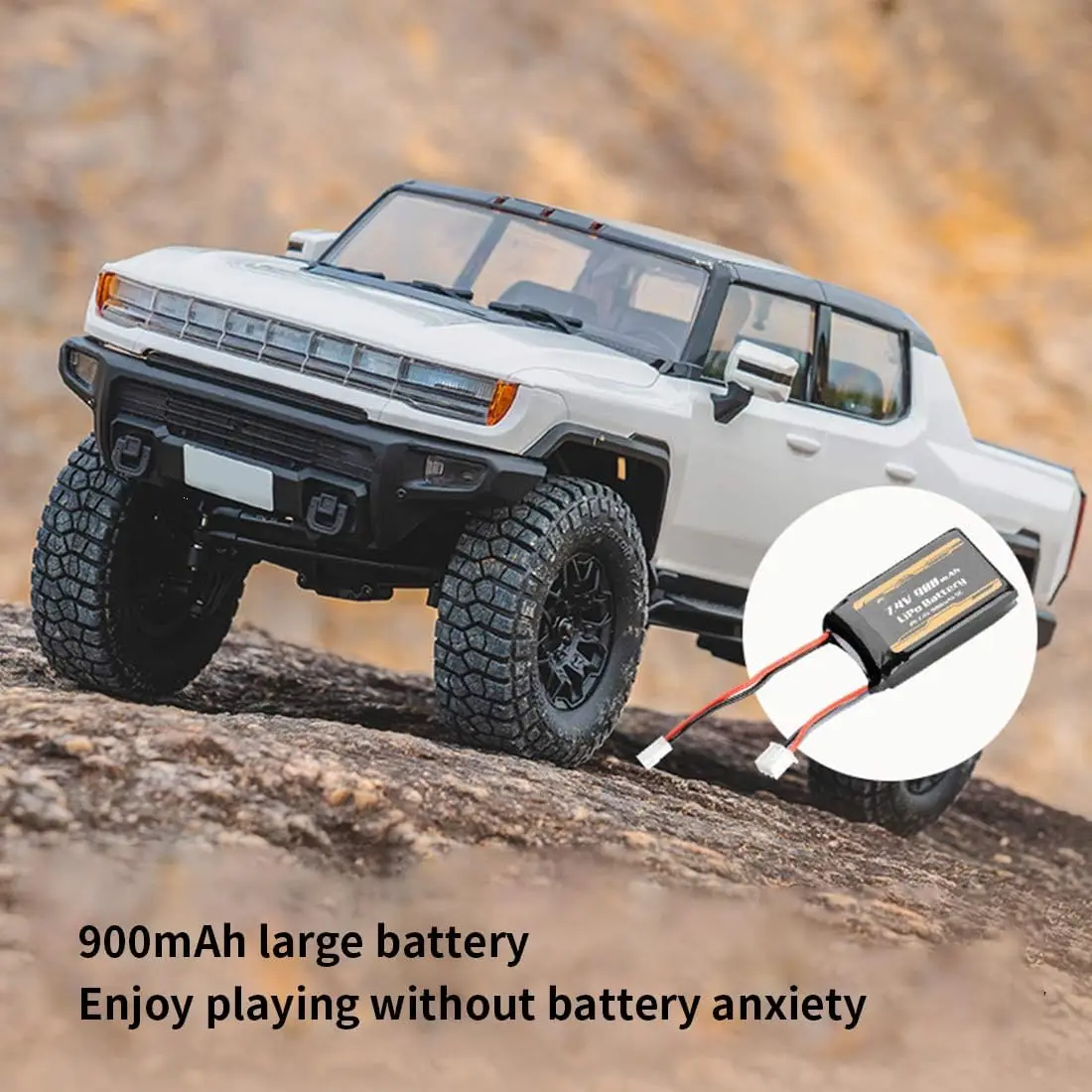 FMS 1/18 RC Crawler Car HUMMER EV FCX18 4WD Off-Road Truck Portal