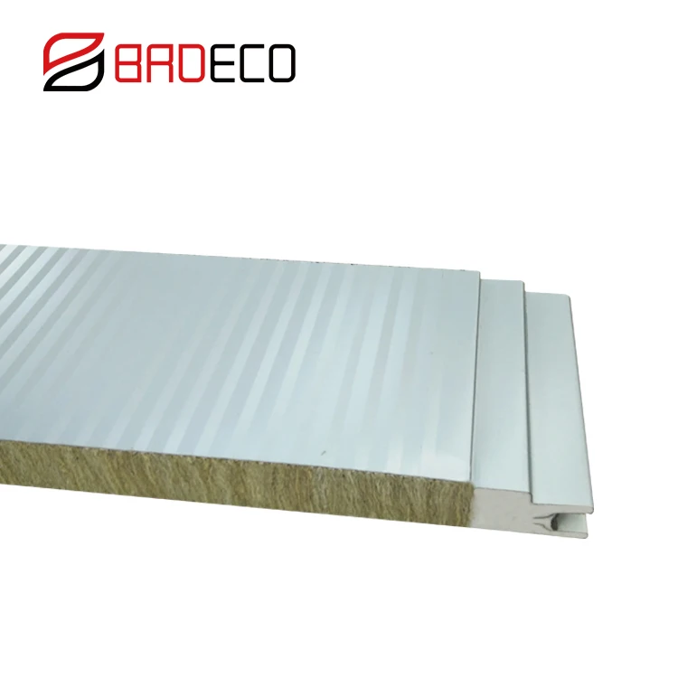 Factory Customized ISO Approved Premium Seal Noise Reduction Rock Wool Wall Panel