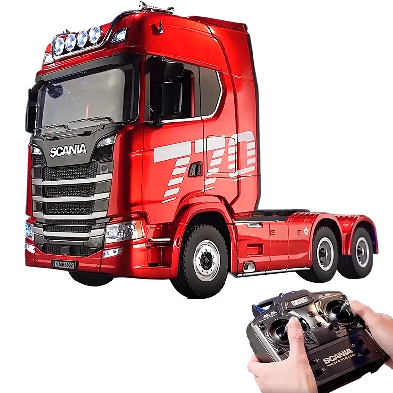 Scania 770 S V8 truck 1/18スケールラジコン スカニア Amazon.com: FloZ for NZG for Scania 770S 4X2 Truck Trailer 1