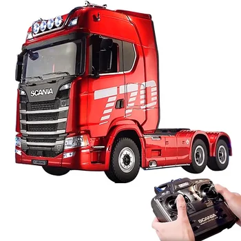 Scania 770 S V8 truck 1/18 ラジコン スカニア セット Authentic Scania 770S V8 1:18 Scale RC Container Tow Truck
