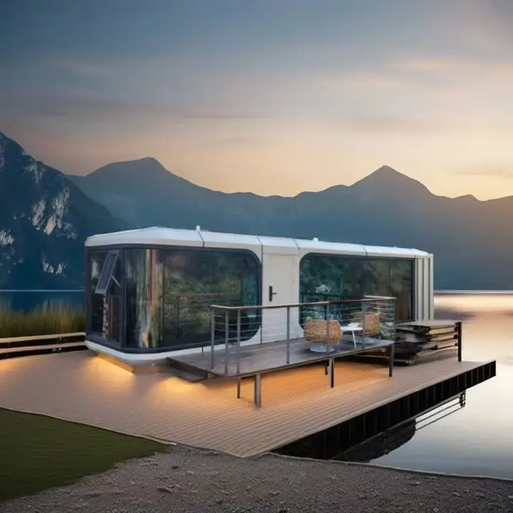 Portable Prefab Container House Space Capsule Bed Cabin Hotel Luxury 2 4 Bedroom Capsule House Tiny House