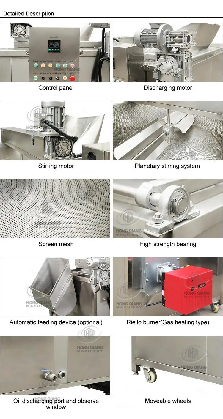 potato chips continuous fryer