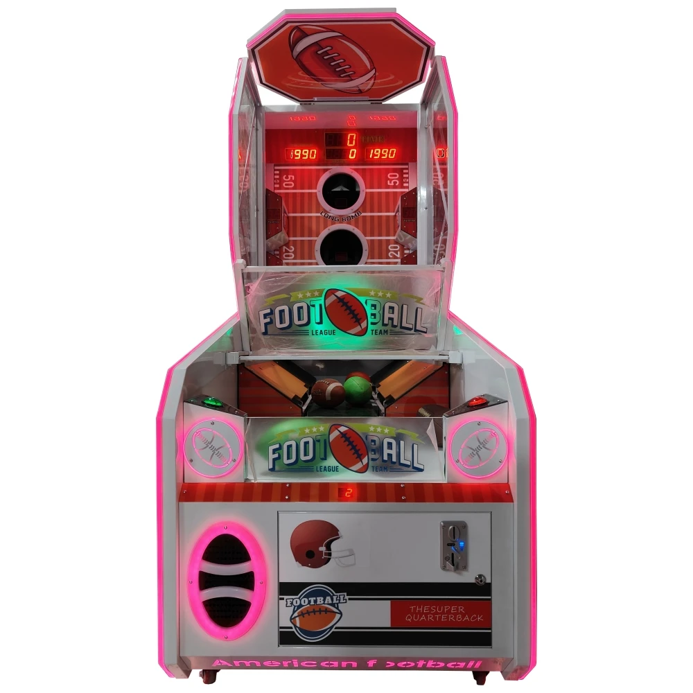 새로운 코인 작동식 슈퍼 쿼터백 스포츠 머신 풋볼 리그 아케이드 복권 아케이드 게임기 판매
