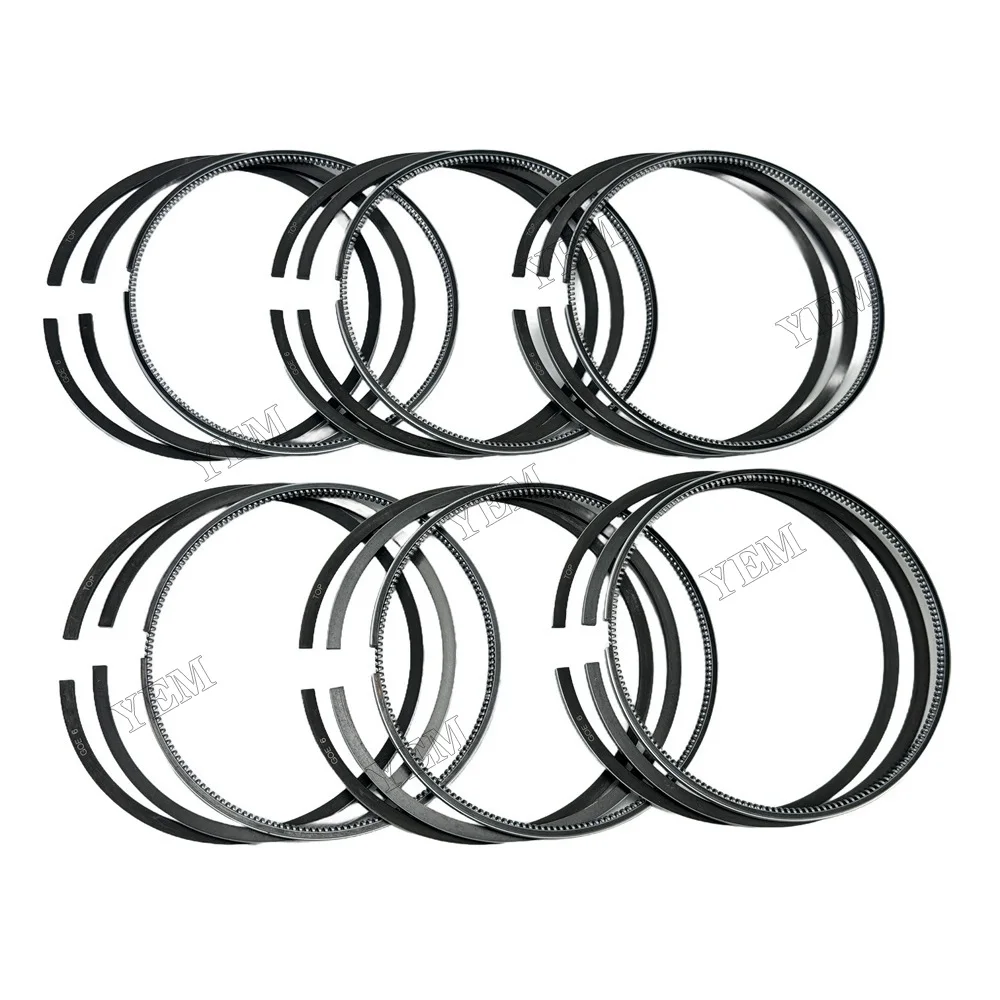 Piston Ring 23430-84010 23430-84000 Fit for Hyundai D6CA Engine Parts