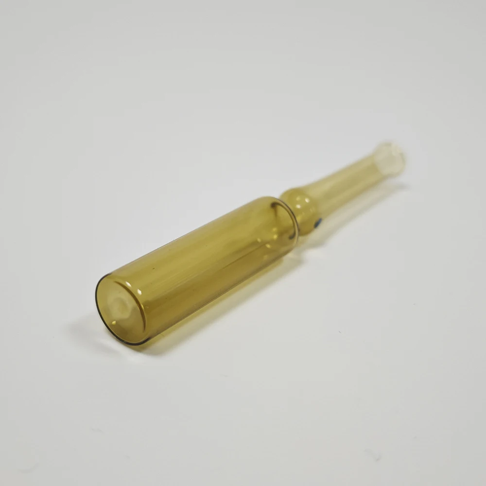 1ml 2ml 5ml 10ml Glass Ampoule Bottle with Curved Neck and Easy-to-Break Ampoule