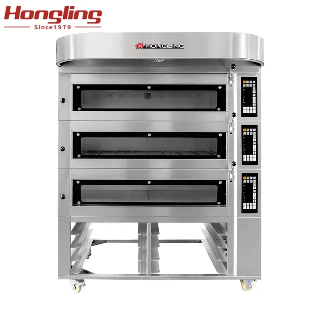 Commercial 3 Deck 9 Trays Luxury Baking Oven Machine Bread Electric Oven
