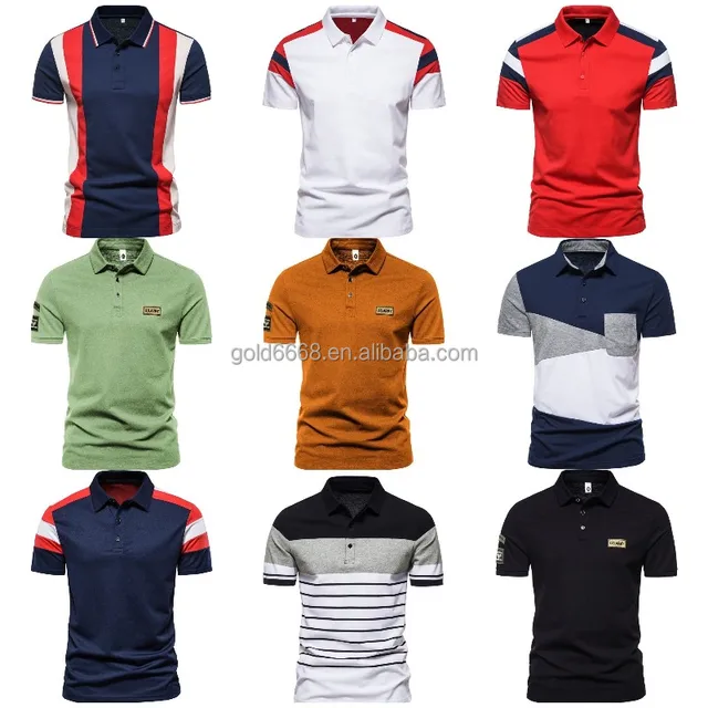 2024 High quality white collar polo shirt embroidered poloT shirt spot men's T-shirt new Low price summer t shirt