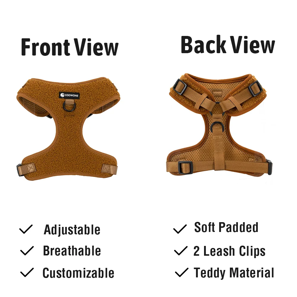 Popular Custom Design Dog Harness With Matching Dog Collar Leash Bow