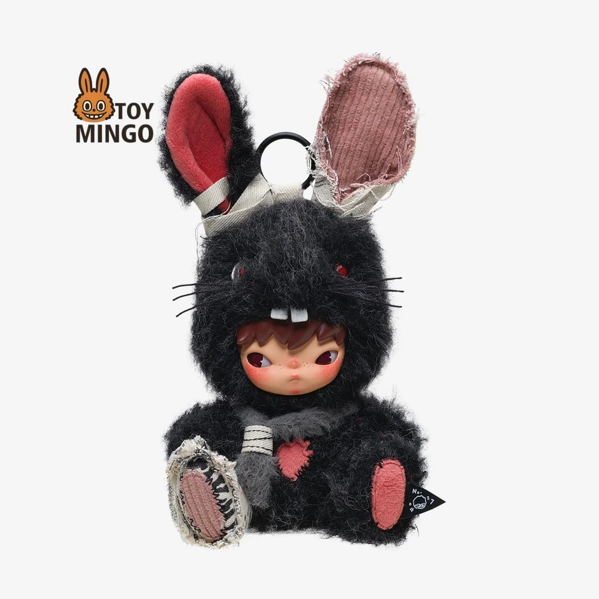 New Arrival Hirono Little Hare Plush Doll Pendant PVC Material
