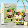 K403-carrito expendedora de frutas frescas para las cuatro estaciones