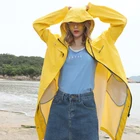 Design Yellow Jacket Rainfreem Fashion New Design PU Yellow Rain Coating Adult Rain Jacket Custom Bike Rain Coat