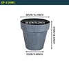 Bleu Gris 40cm/15.7inch