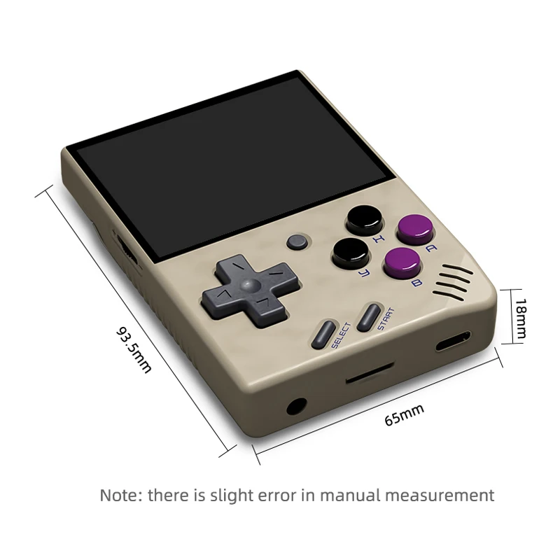 Console de jeu portable MIYOO MINI Plus, écran HD IPS de 2,8 pouces, console de jeu rétro portable, lecteur de carte et sac de rangement inclus