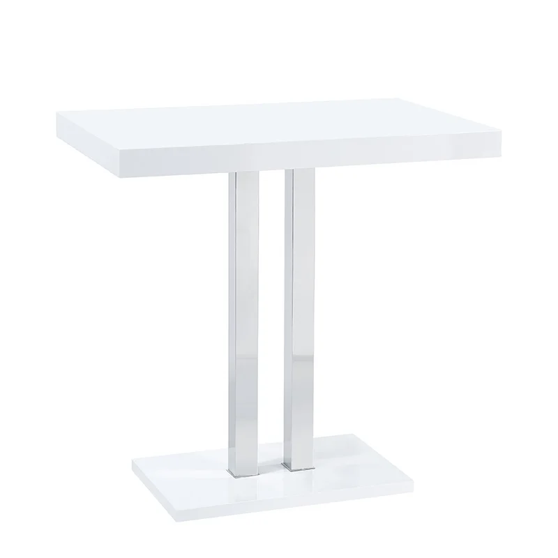 Whit Height Glossy Dining Tables