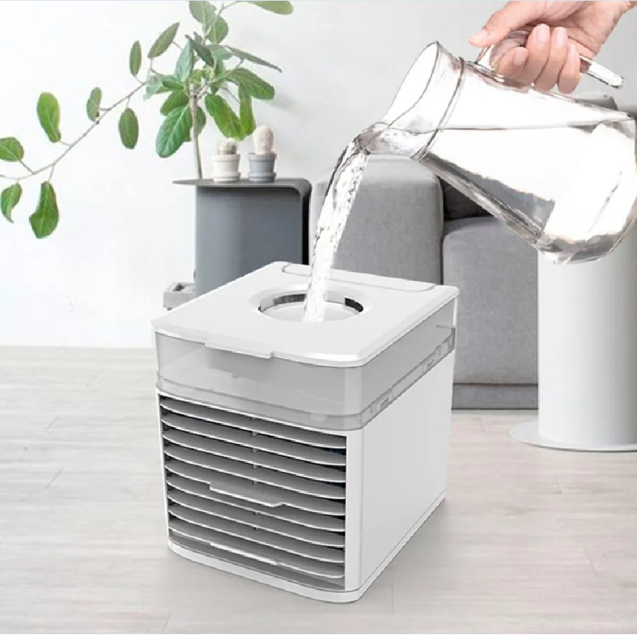 Water Air Conditioner With Air Purifier 7 Colors Night Lights Personal Usb Air Cooler_voghion.com