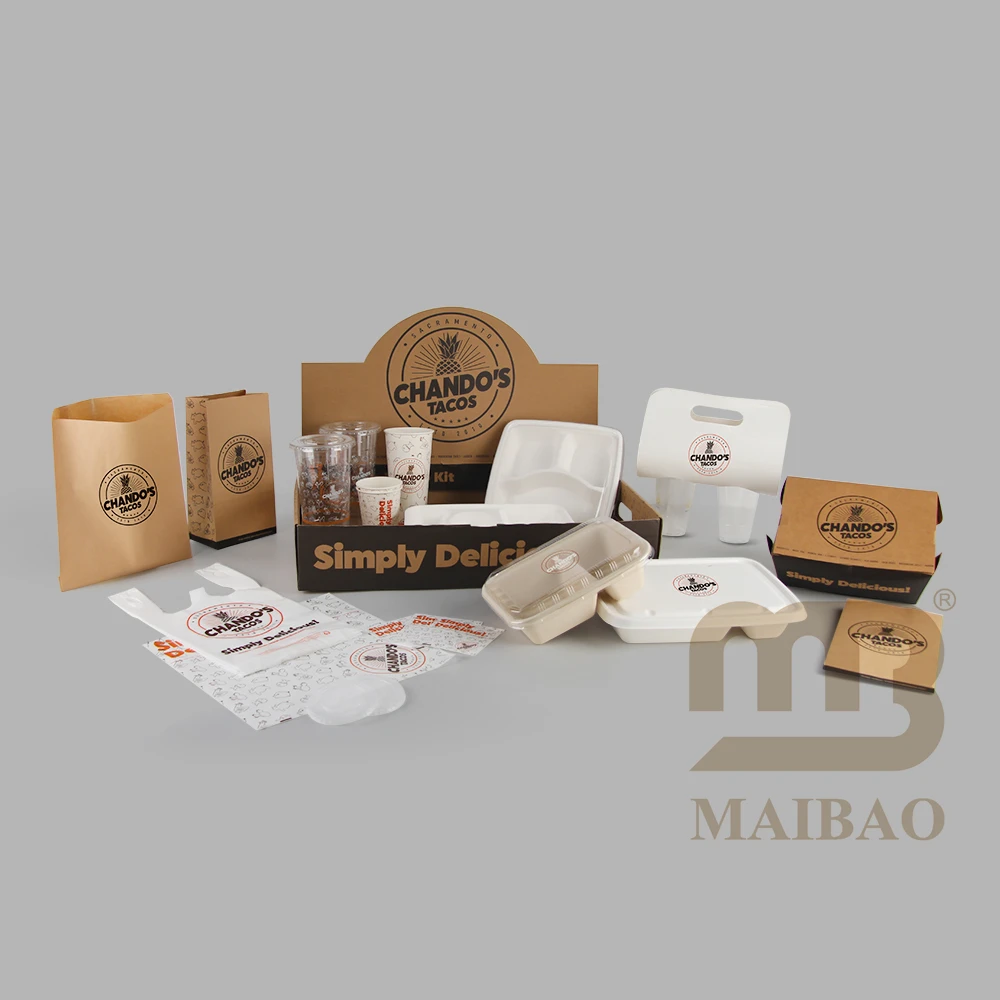 맞춤형 멕시코 레스토랑 테이크아웃 종이 상자 대형 타코 쉐어 박스 나초 홀더 용기 테이크어웨이 부리토 박스 포장