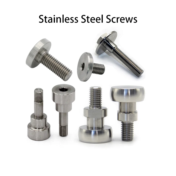 JeaSnn Wholesale Custom M2.5 M4 Flat Step Screw Buttons Stainless Steel Shoulder Bolts Precision Socket Shoulder Screws