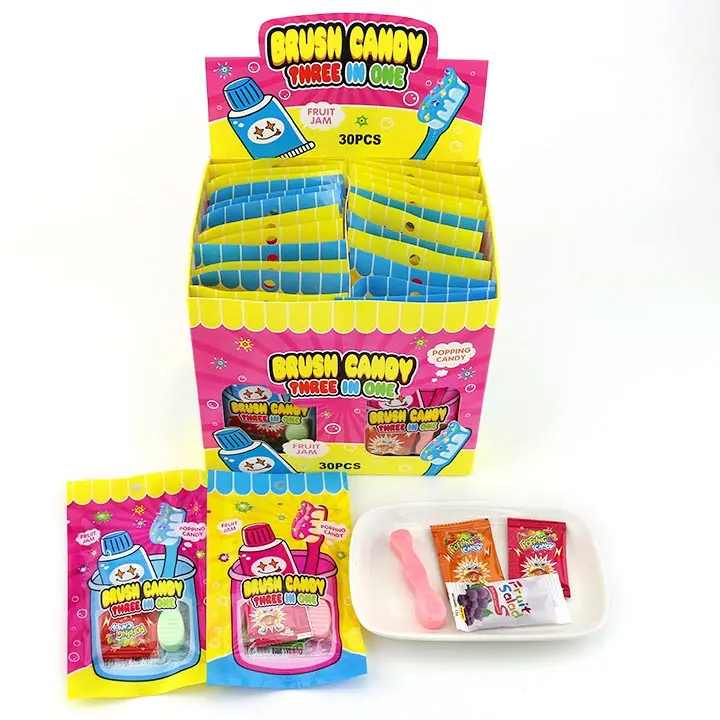 toothbrush pressed candy