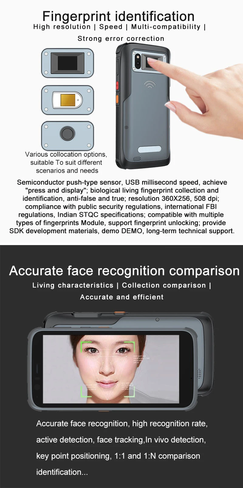 Android 2d Qr Code Reader Handheld Terminal Pda Android Barcode Scanner ...