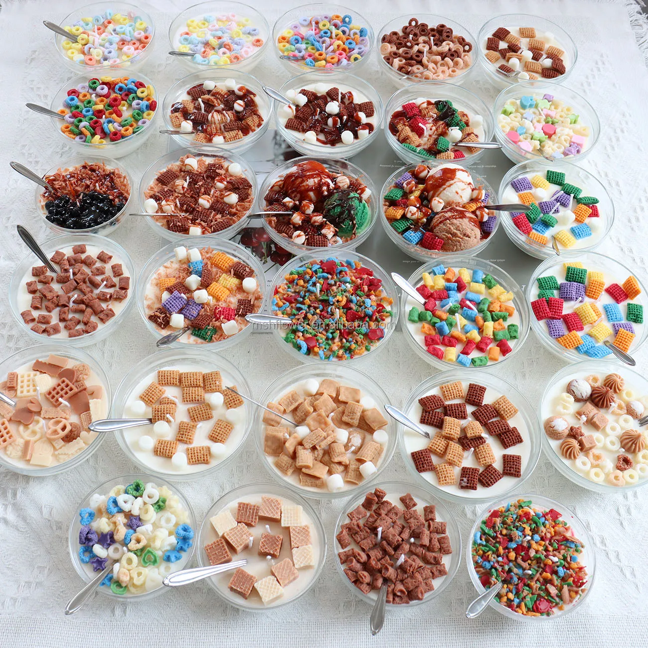 V29 Hot Sale New Ideas Scented Candle Handmade Cereal Bowl Candle