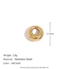 Mini hollow ring-small gold