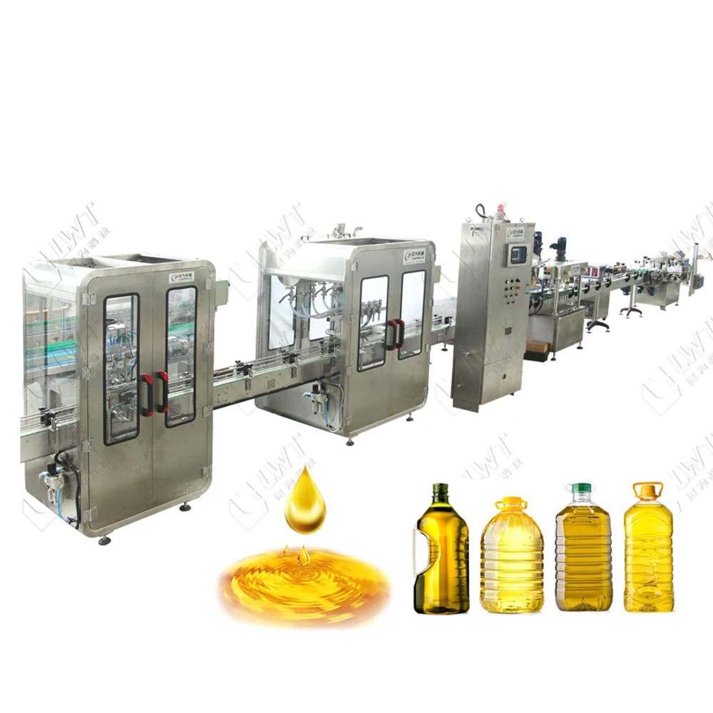 LWT Automatic Piston Filler 4 Nozzle  1-5L Lubricant Oil Lubricating Oil Filling Machine