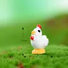 colorful The little white rooster