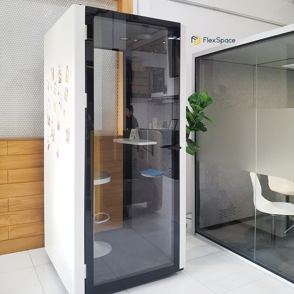 Flexspace 2024 New Modern Customized Office Pods Privacy Soundproof Phone Booth for Sales