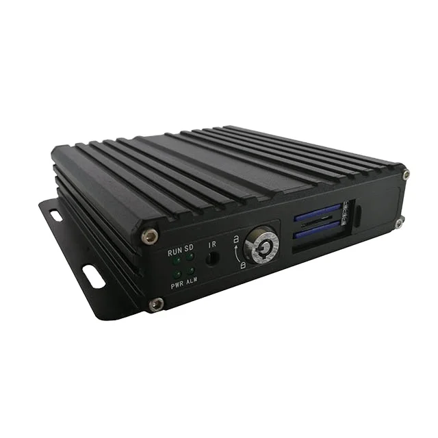 2 SD Card Mobile DVR With 4G GPS 720P Mobile DVR for Bus CMSV6 Supported Model MR9504D