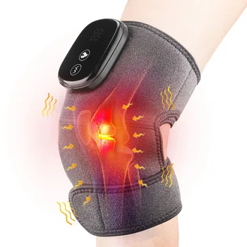 Hot Compress Knee Brace Shoulder Wrap Vibration Massage Belt Wireless Joint Pain Relief Knee Massager