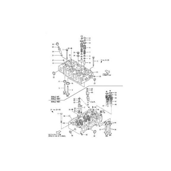 Cap 126635-11560 for Yanmar 6HAL2 6HAL2-WHT Engine Industrial Machinery Spare Parts