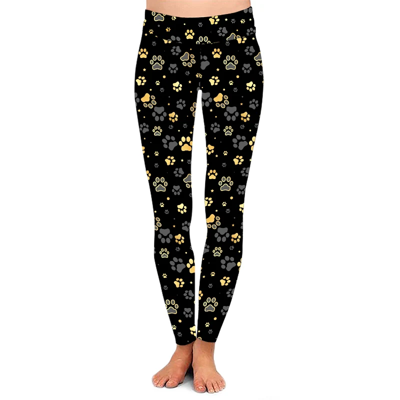 paw print tights