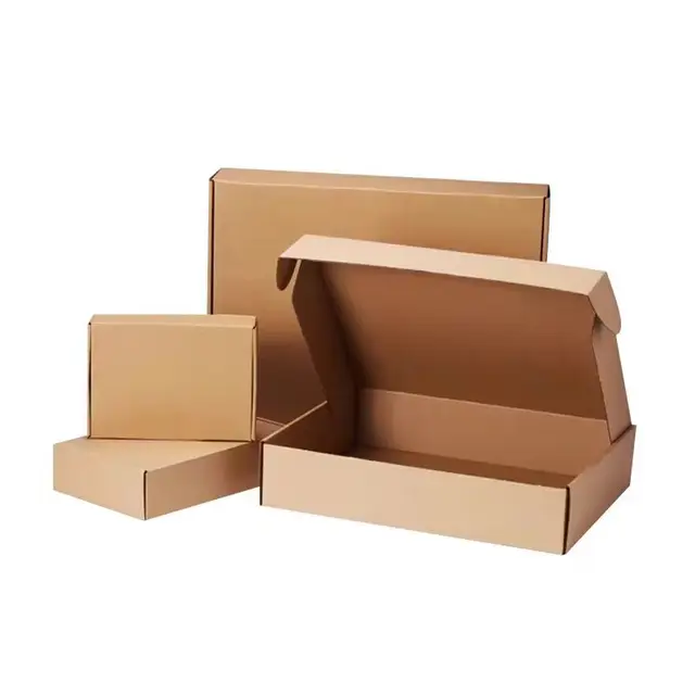 Corrugated Shipping Box for Packaging Mailing Moving Storage Low MOQ Paper Carton for Gift Packaging