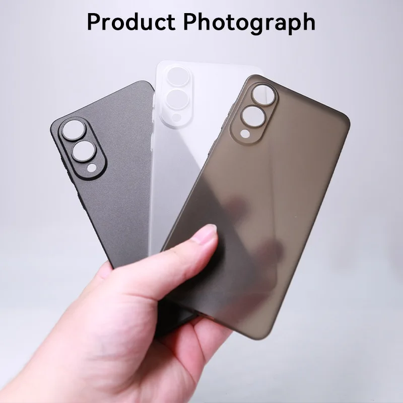 product laudtec frosted ultra thin pp phone hard case  non yellowing protective cover matte case for samsung galaxy s25 edge ultra plus-6